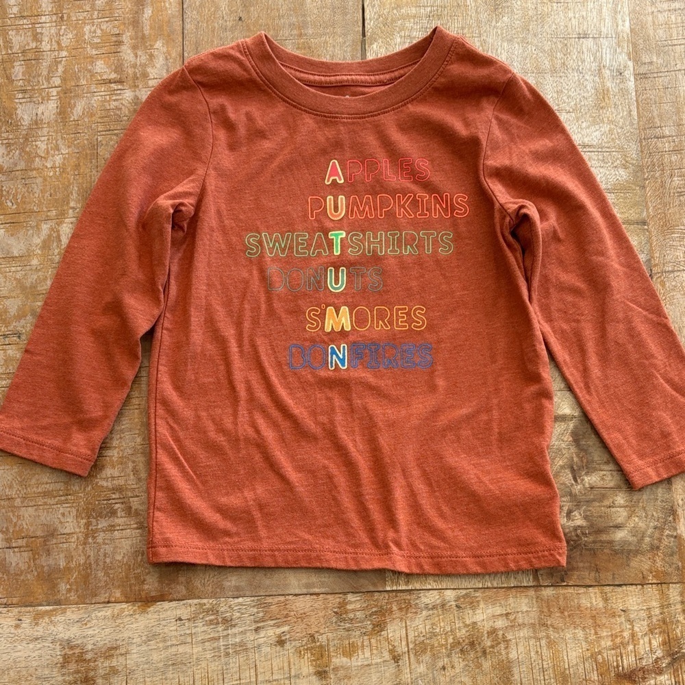 Cat & Jack Boys Autumn Tee 3t